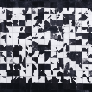 Kuhfell Teppich Patchwork 2619